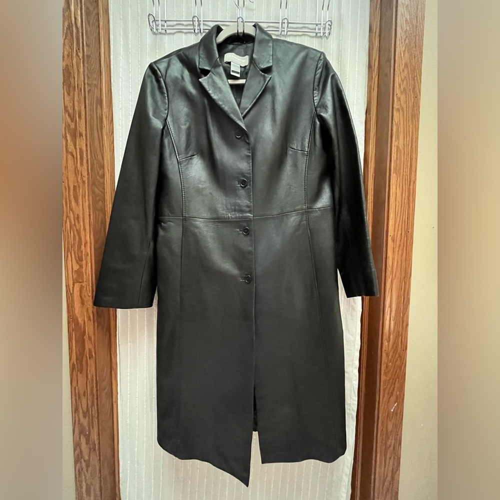 Liz Claiborne collection vintage Leather Jacket size 12